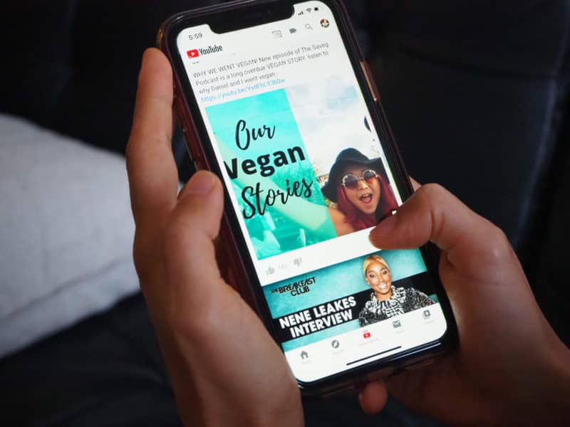 vegan youtube channels
